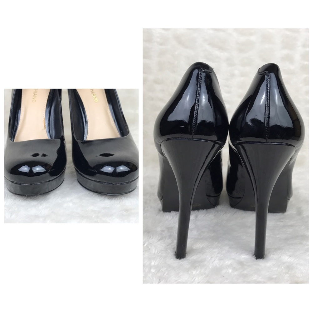 Arturo Chiang Black Soft Patent 5" Heels 8.5 M - Picture 5 of 8